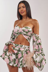 ONE OF A KIND FLORAL BLOUSE