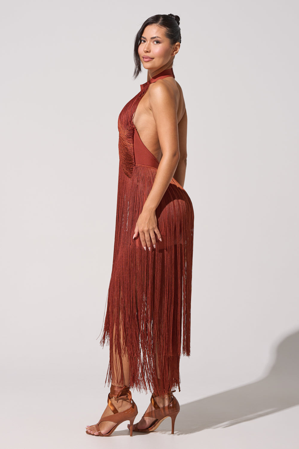 FORGET ME NOT FRINGE MAXI DRESS