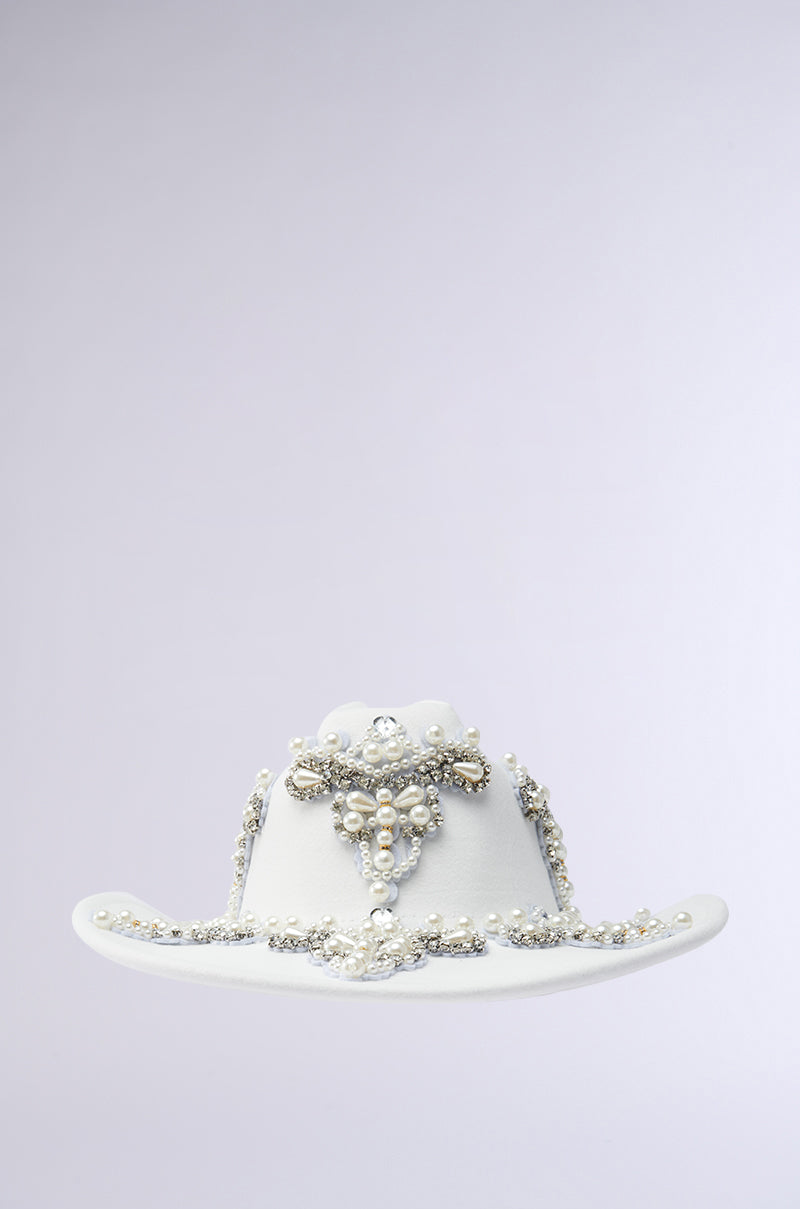 BOUJEE PEARL COWBOY HAT