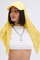 IN NYC SEQUIN SCARF HAT
