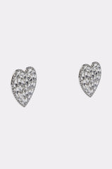 ALL MY HEART EARRING IN SILVER