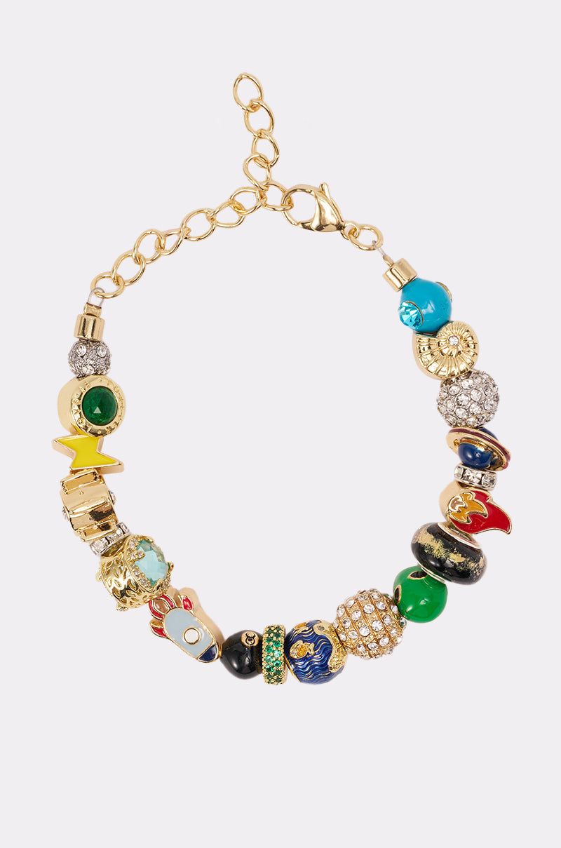 SPACED OUT CHARM BRACELET