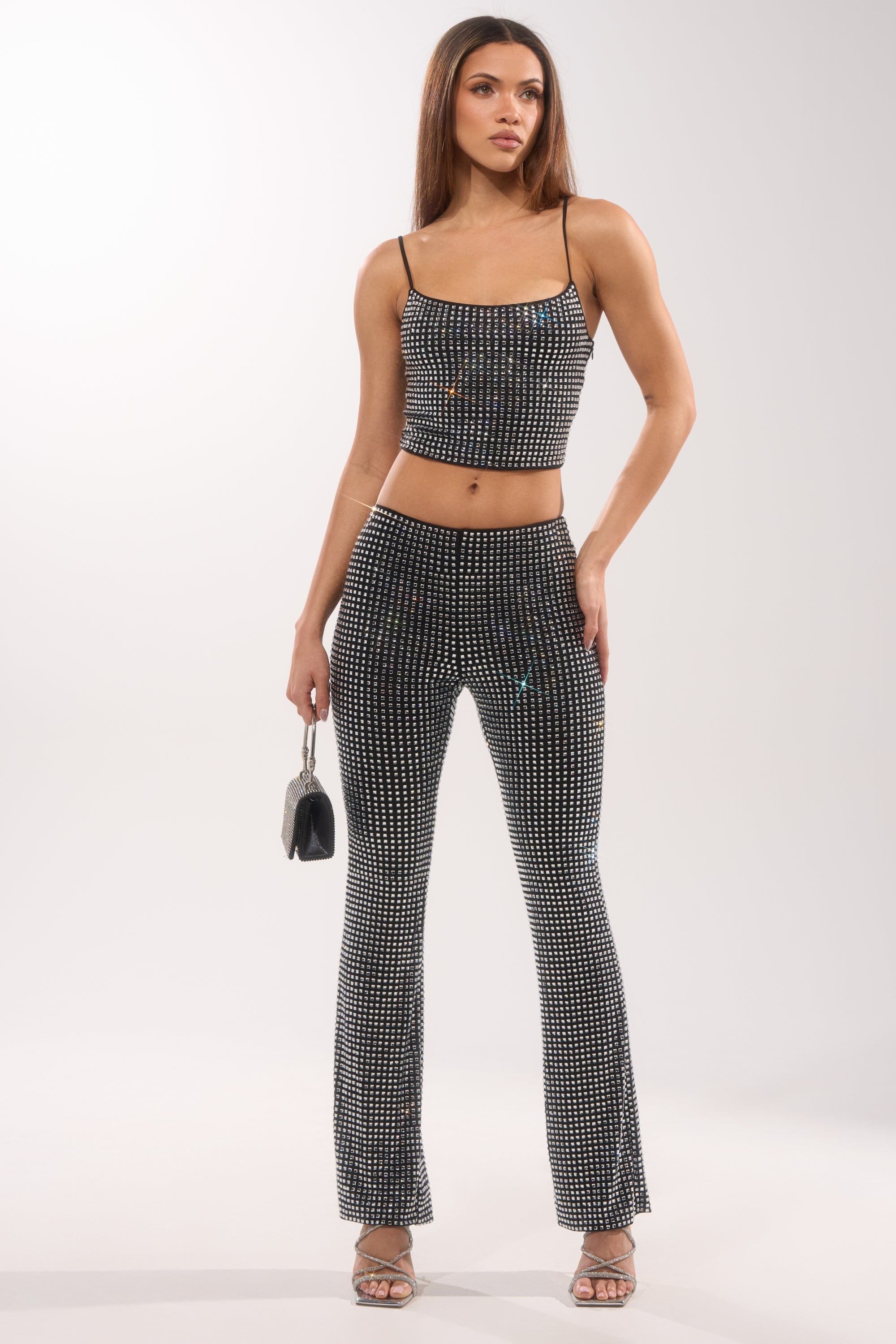 ALL EYES ON ME RHINESTONE BLOUSE