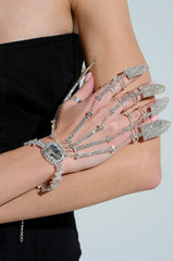 CLAW MY WAY BLING RING SET
