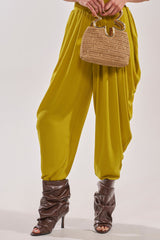 AZALEA WANG APEX BROWN SLOUCHY OPEN TOE BOOTIE