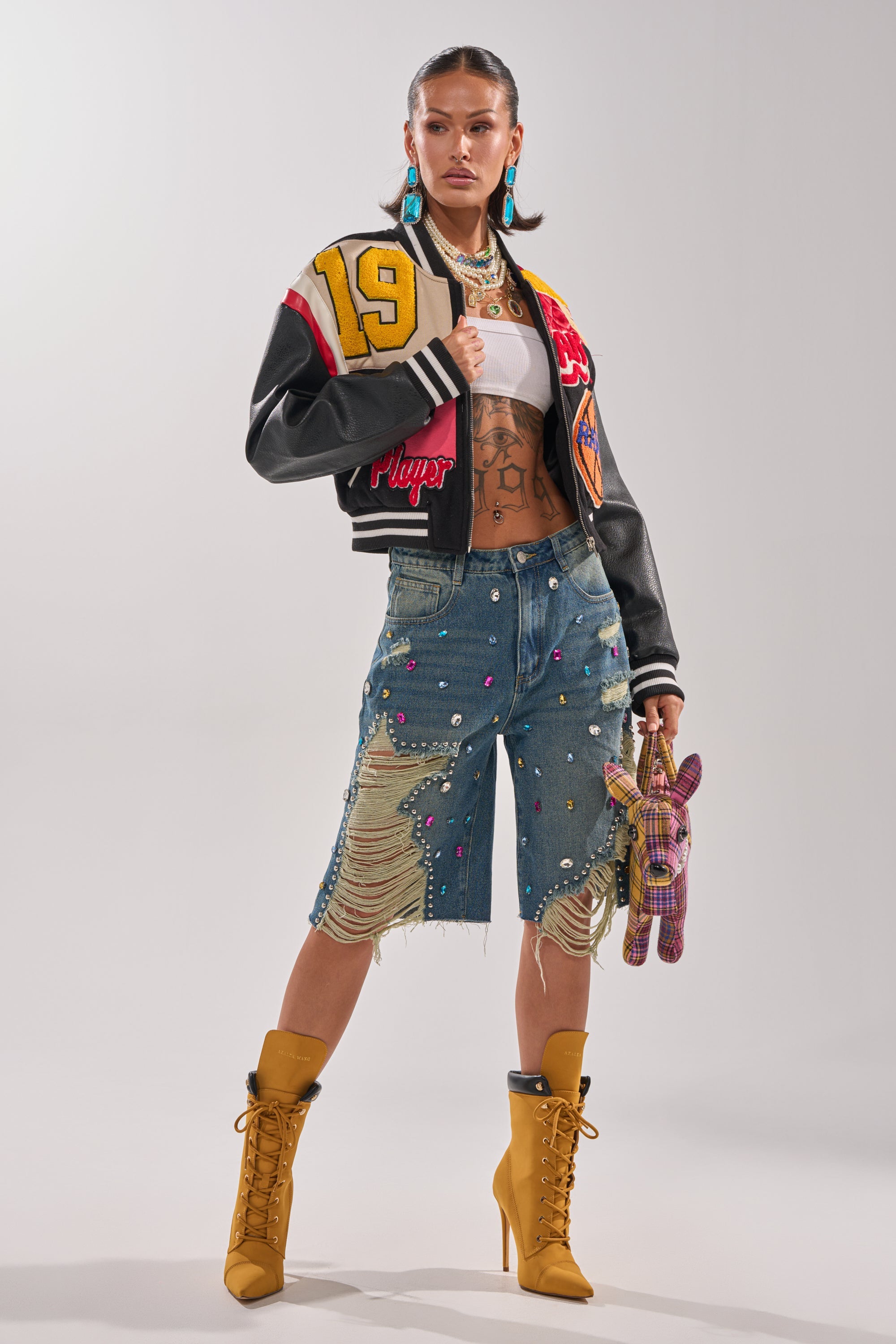 NEW YORK NEW YORK VARSITY BOMBER