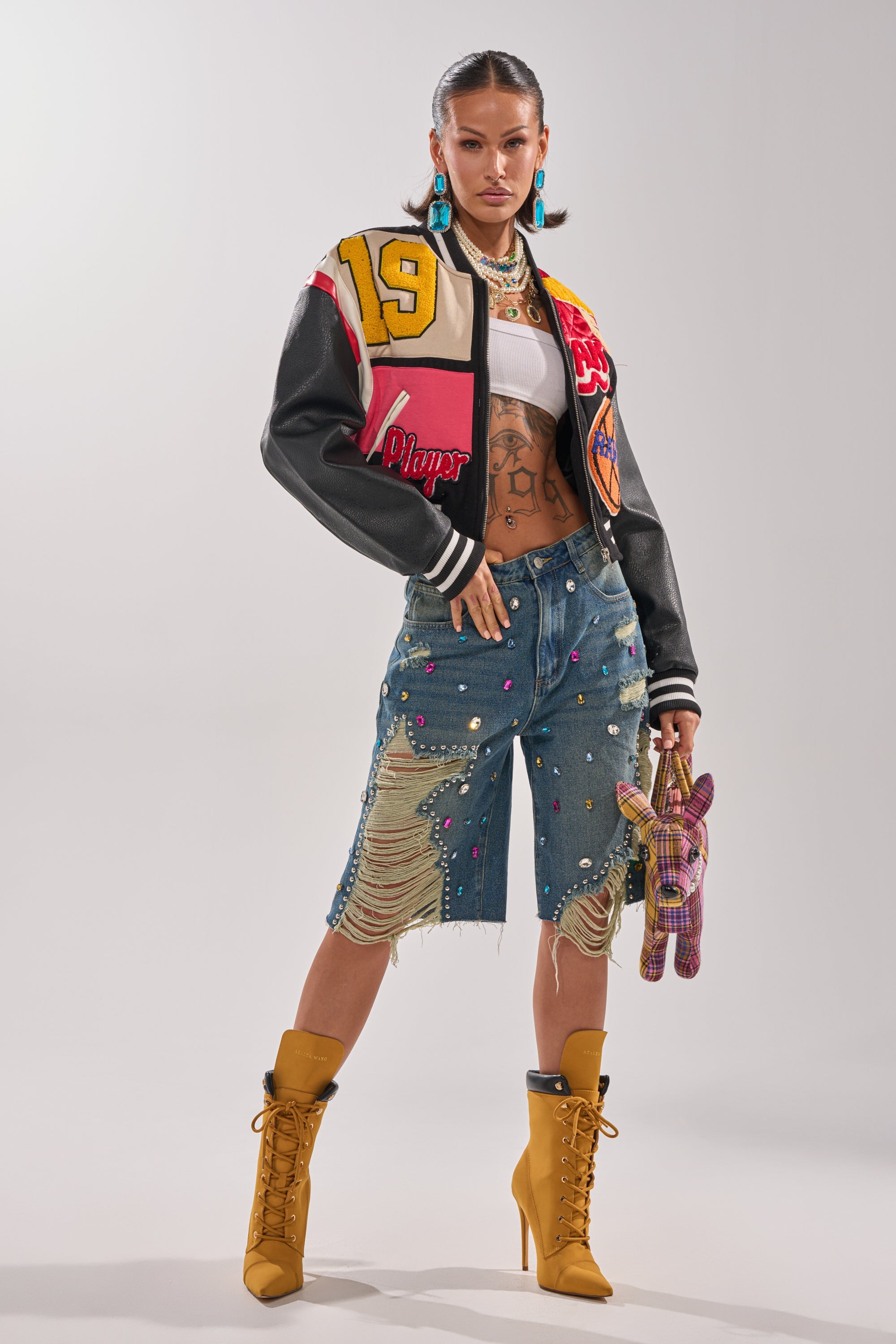 NEW YORK NEW YORK VARSITY BOMBER
