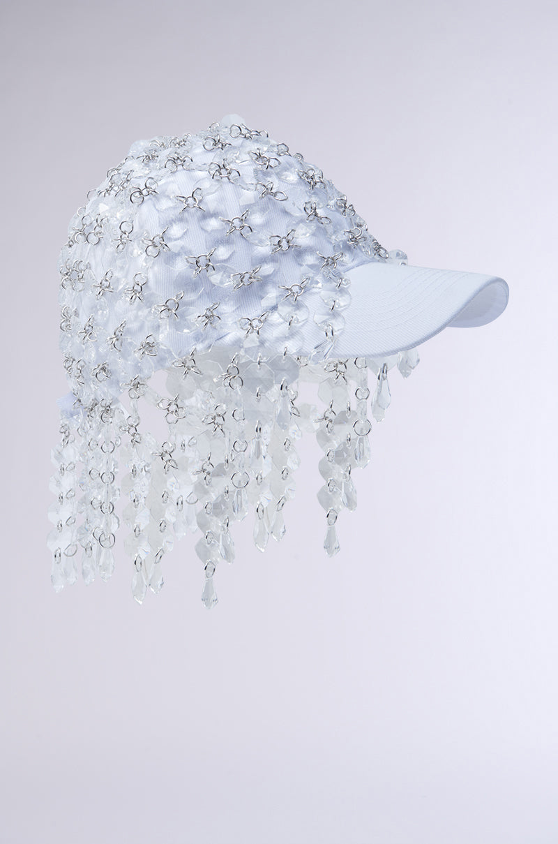 IN THE CLEAR BEADED HAT