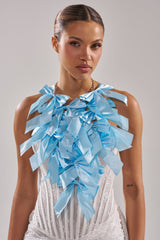 FEMME BOW STATEMENT NECKLACE