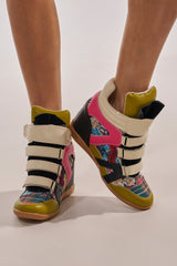 AZALEA WANG BRYANT MULTI WEDGE SNEAKER