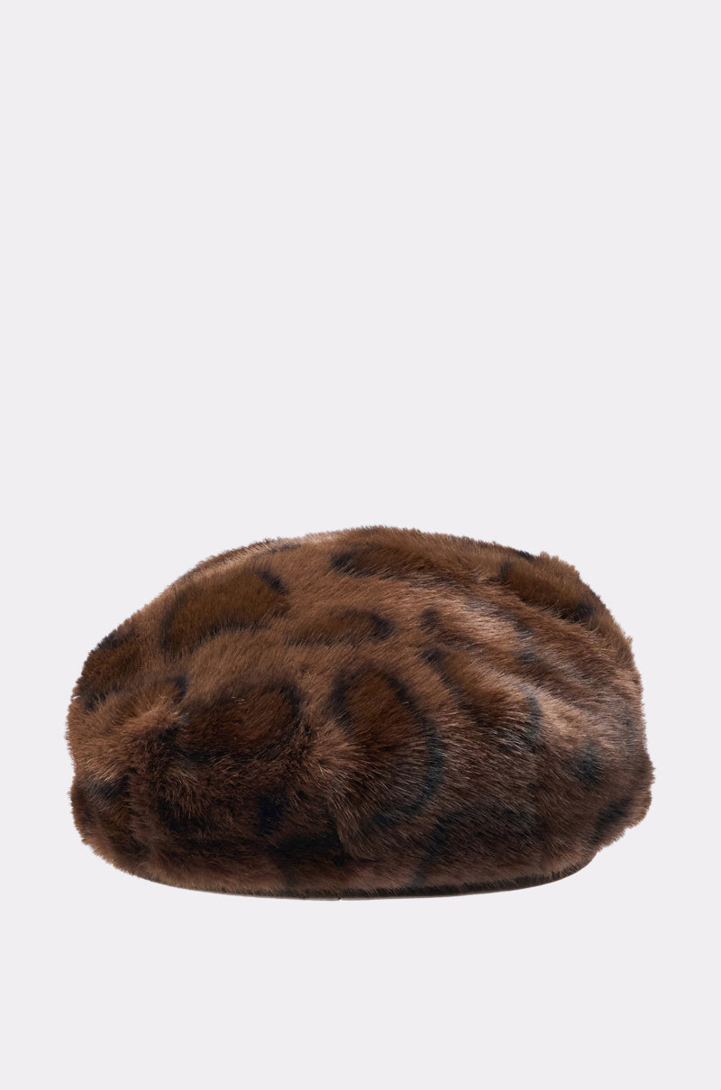 I AM THE LUXURY FAUX FUR BRIM HAT