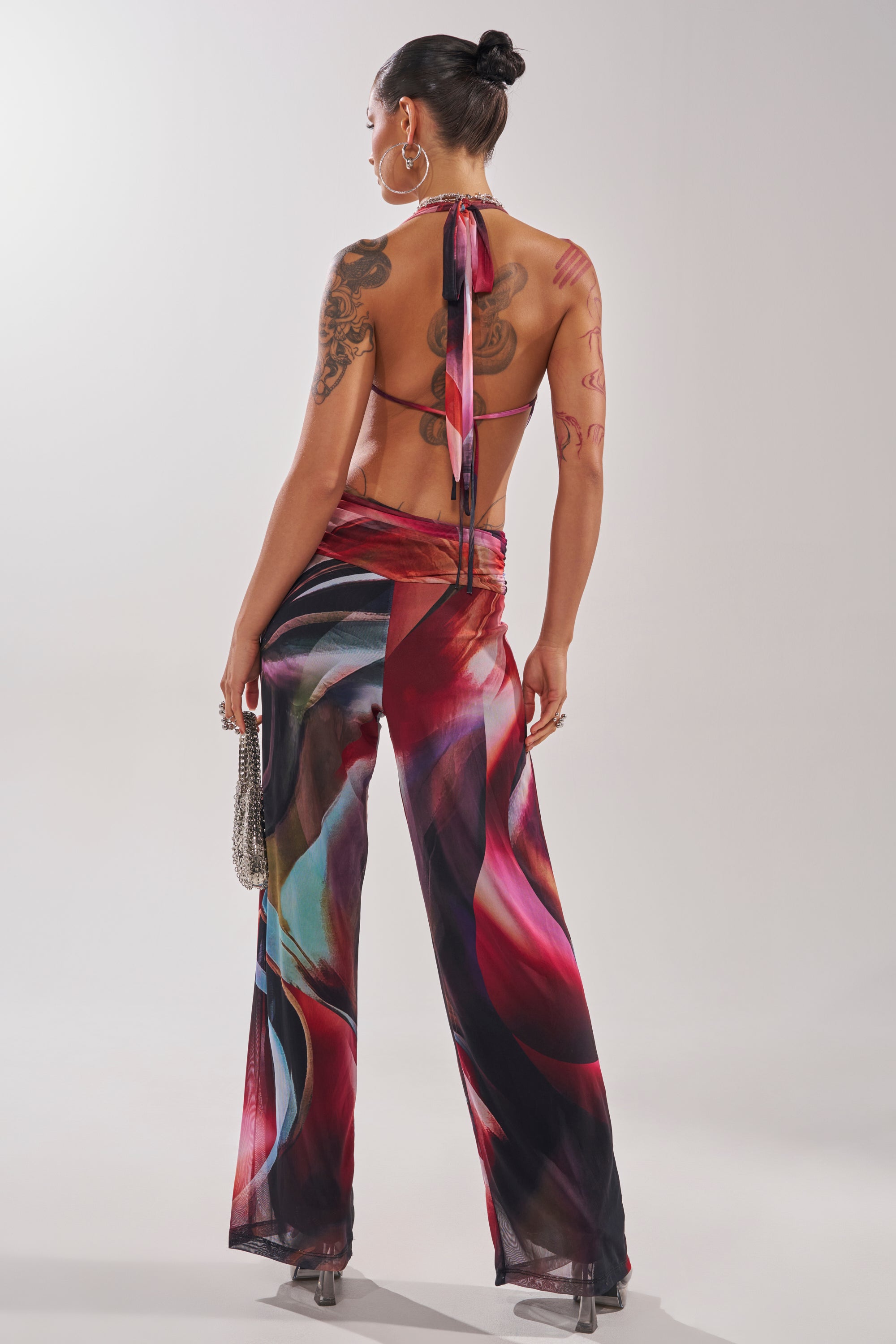 MAIN CHARACTER ENERGY COWL NECK JUMPSUIT