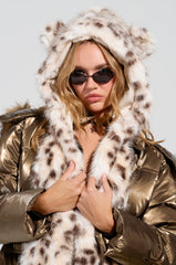 ANIME DREAMIN FAUX FUR HOOD