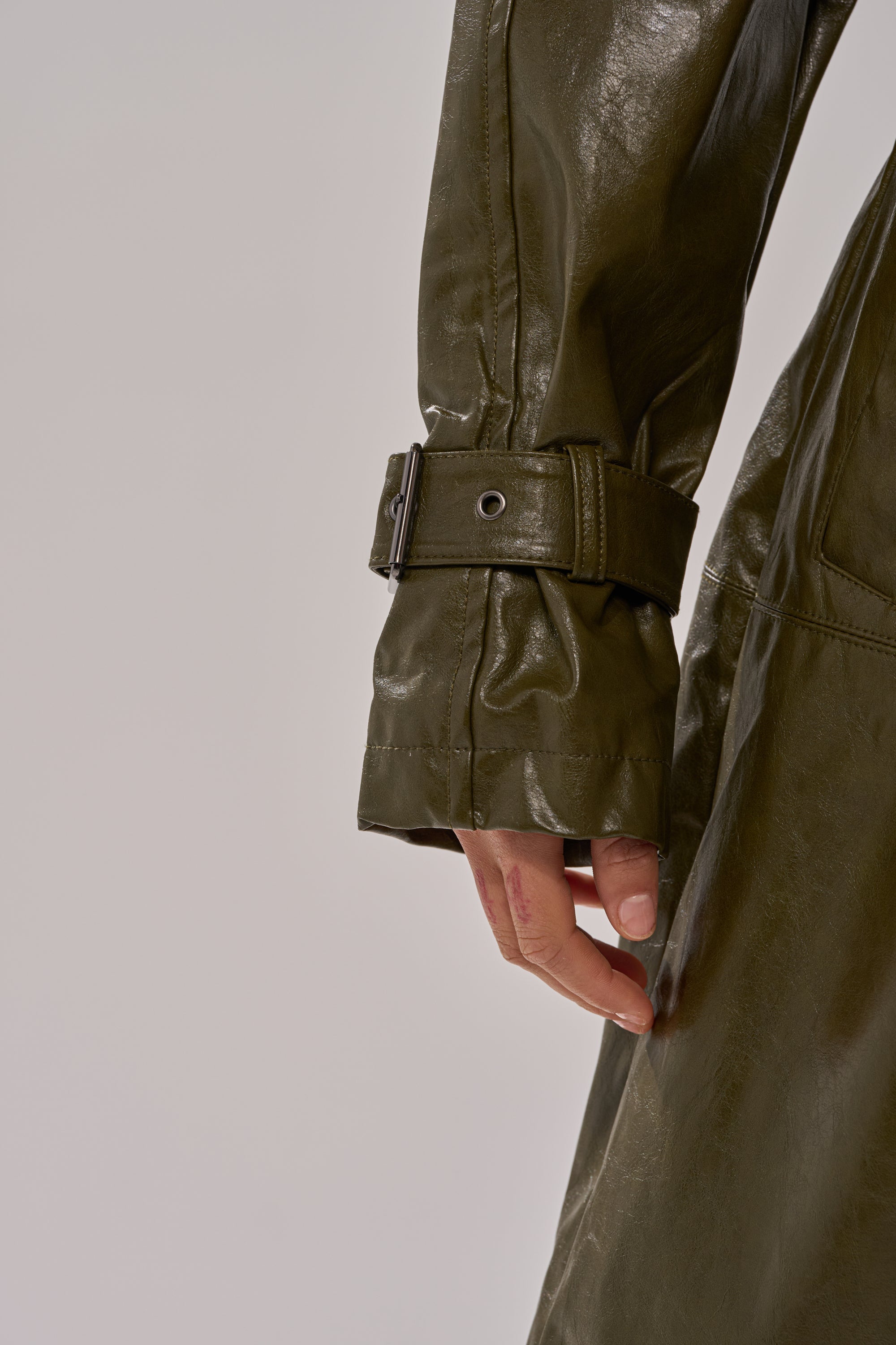GEMINI EVERYDAY TRENCH IN OLIVE