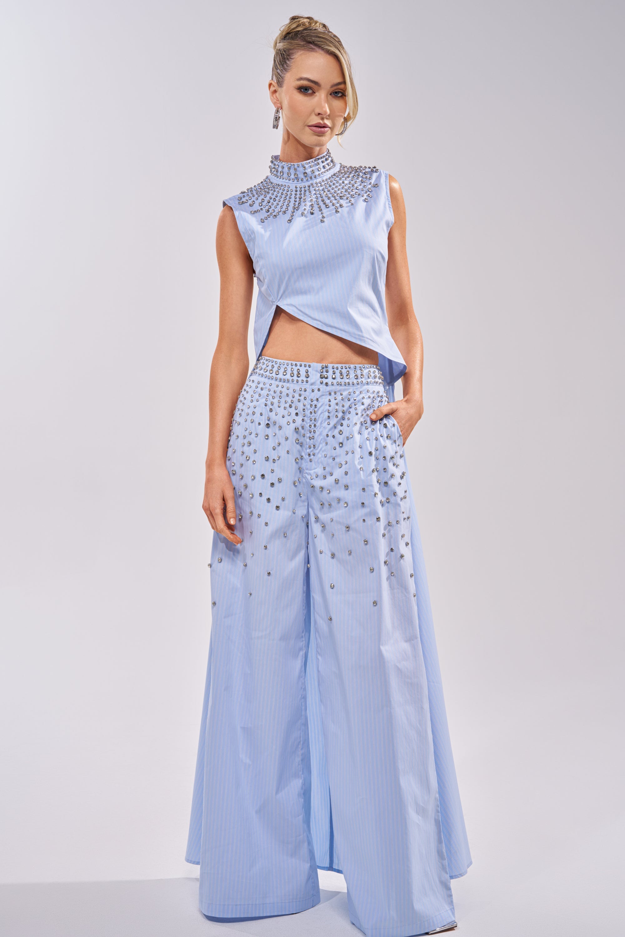 STAR OF THE NIGHT POPLIN TROUSER