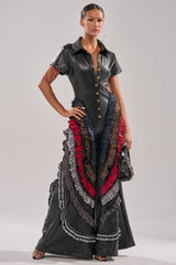 MAIN CHARACTER ENERGY PU JUMPSUIT