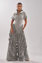 LEAH RUFFLE JUMPSUIT