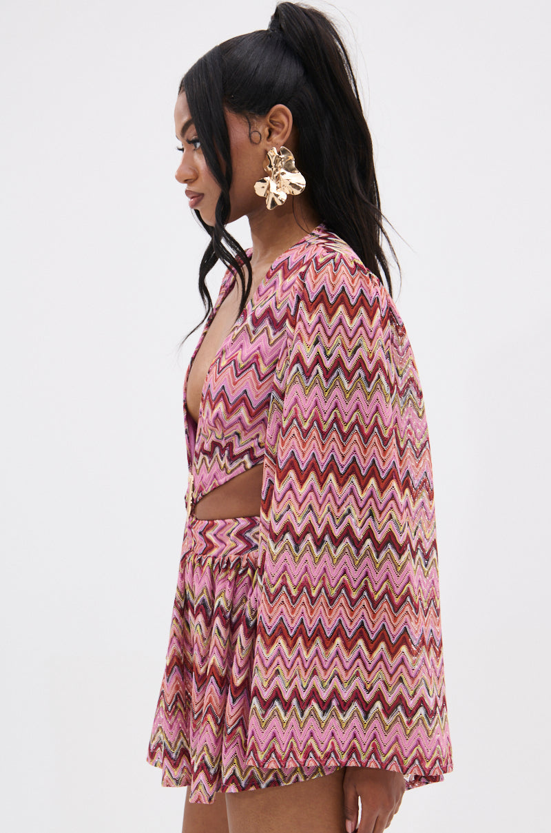 A DAY IN THE HAMPTONS KNIT ROMPER