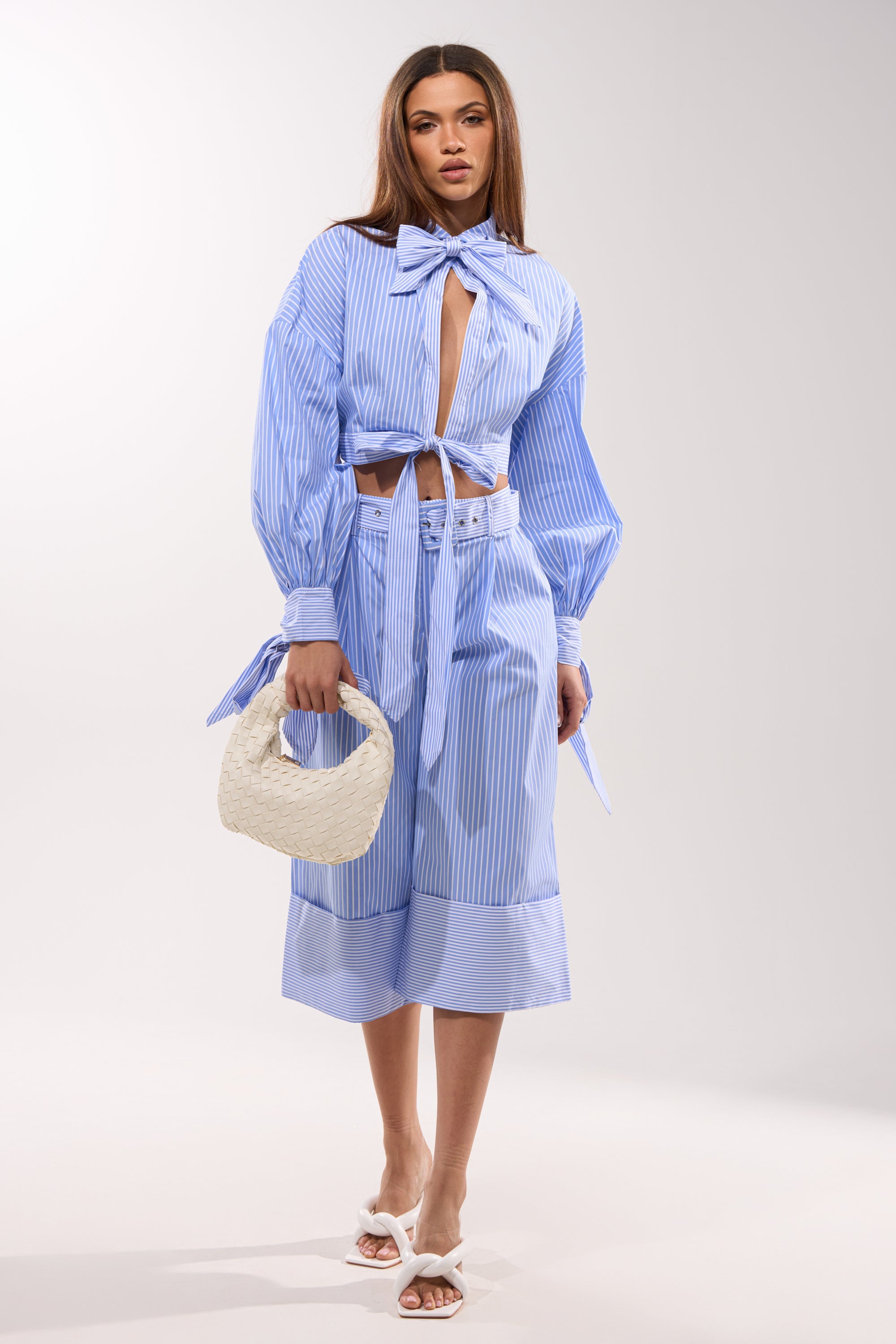 NOT LIKE ANYONE ELSE POPLIN BLOUSE