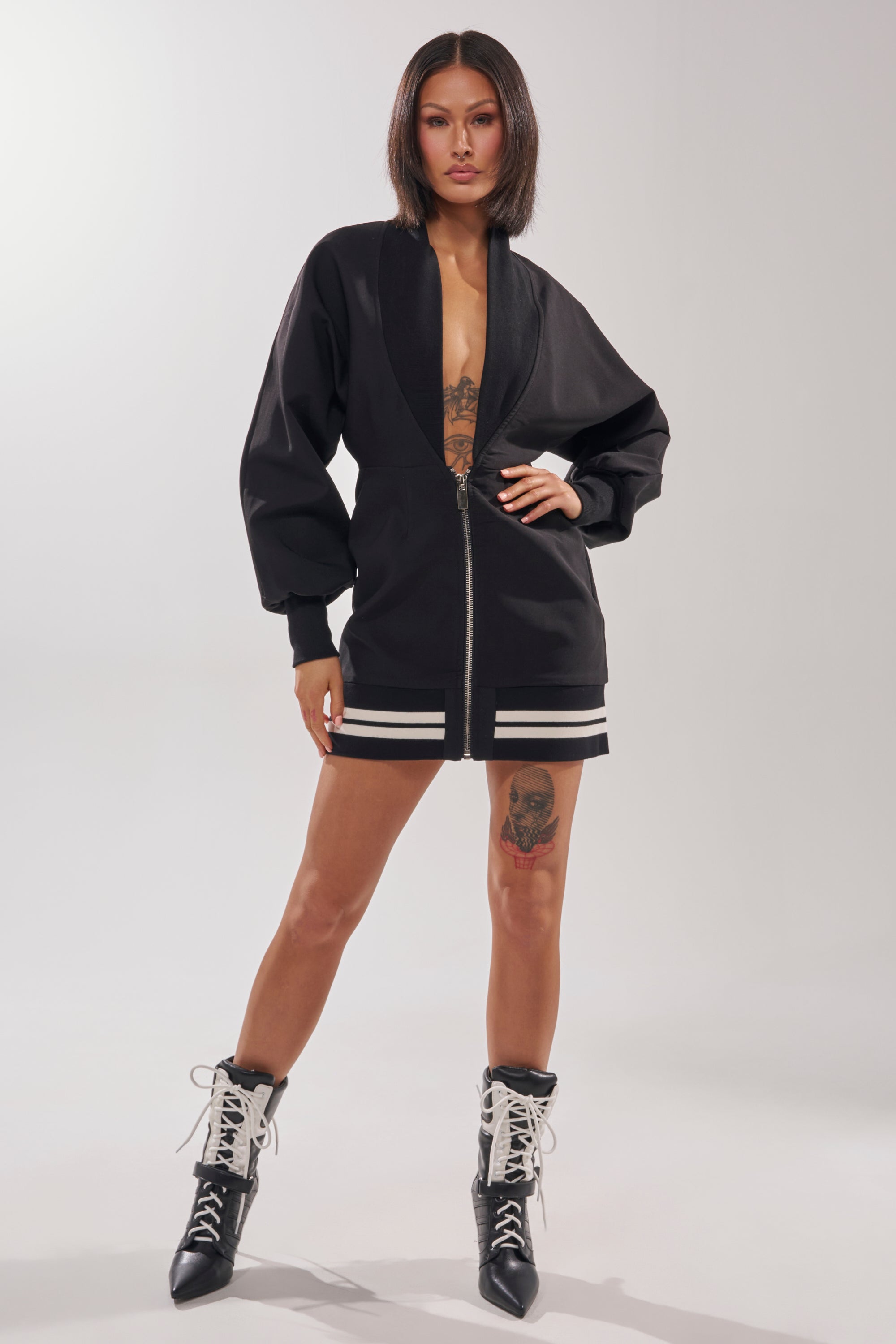 FAST LANE MINI DRESS