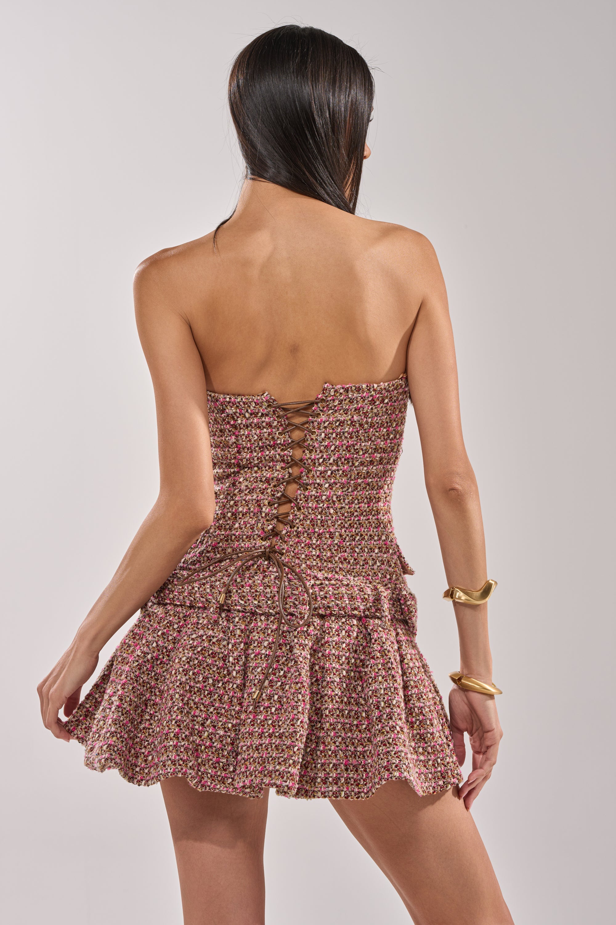 SWEET CAROLINE MINI TWEED DRESS