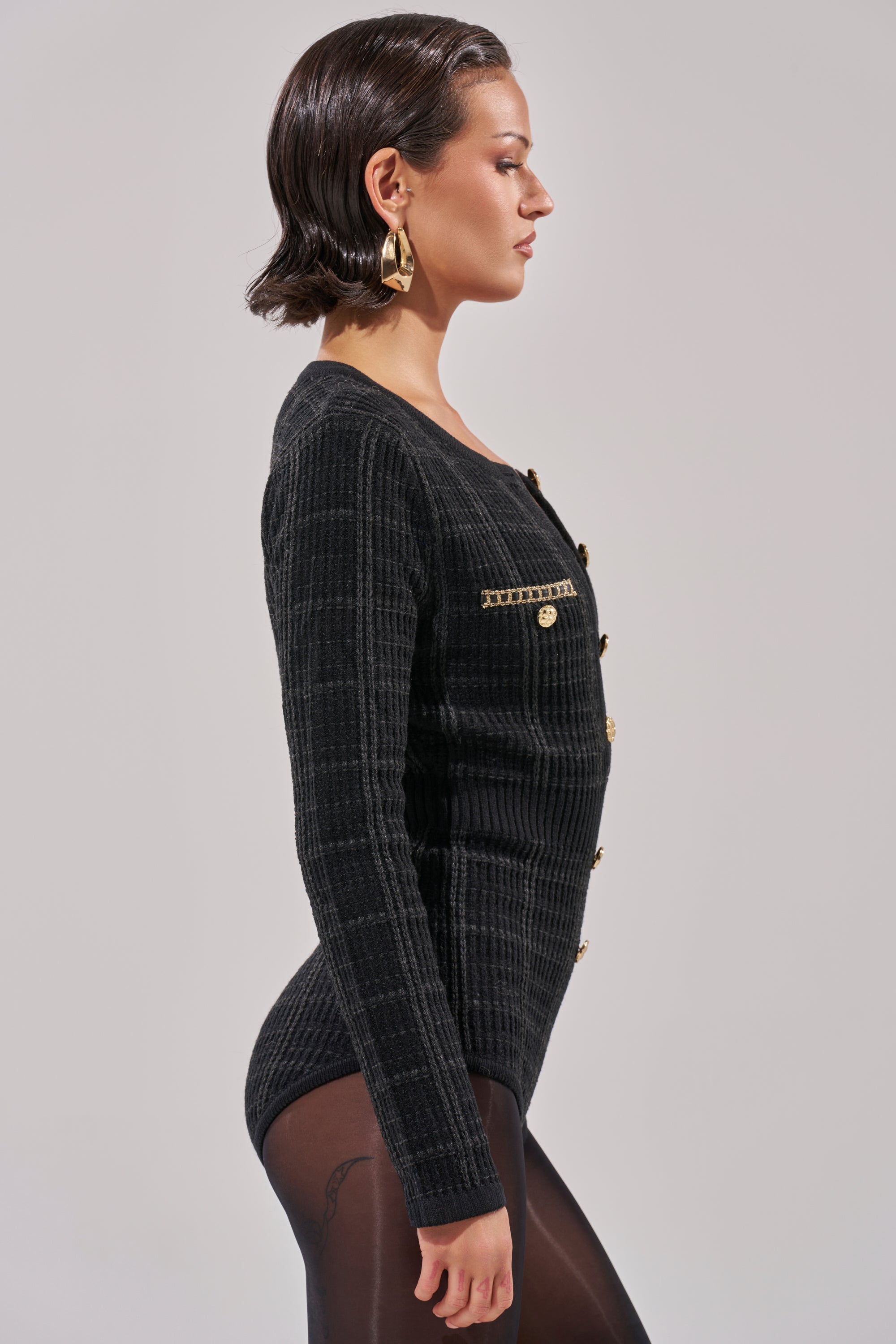 HOLIDAY TIME PLAID ROMPER
