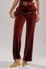 FLASHING LIGHTS VELVET TROUSER
