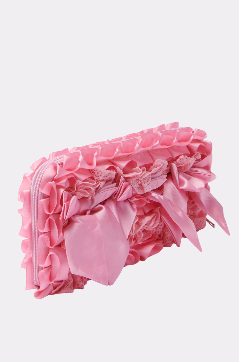 WITH A BOW CLUTCH