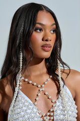 PEARL GODDESS HAIR CLIP SET