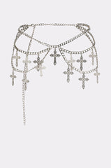 CROSS MY HEART CHAIN BELT