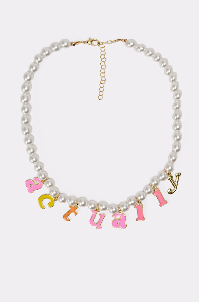 I SAID WHAT I SAID NECKLACE