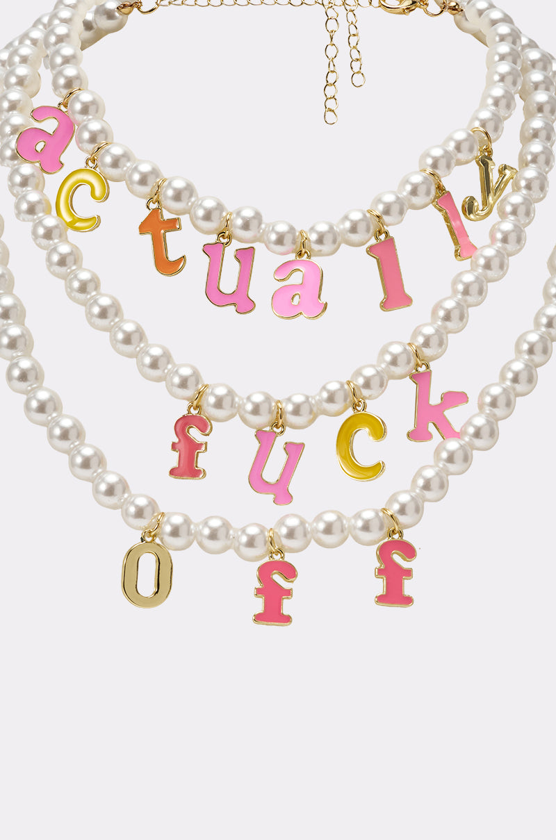 I SAID WHAT I SAID NECKLACE