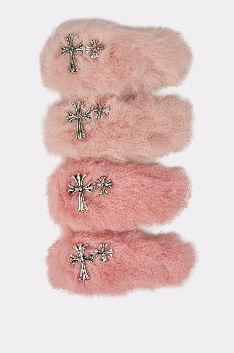 GET IT FUR HAIR CLIPS
