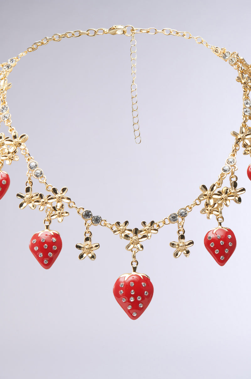 PICK ME RED NECKLACE