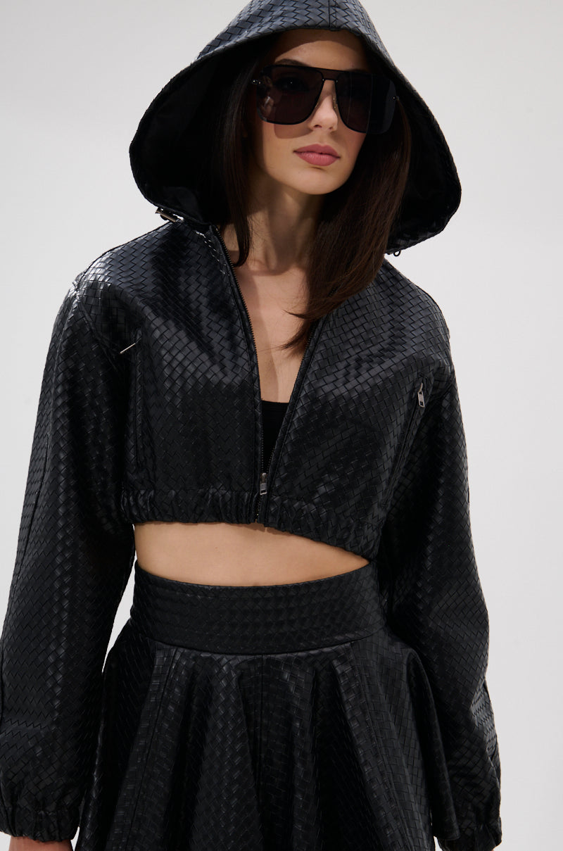 KYLIE HOODED BOMBER