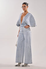BORN TO STAND OUT DENIM JUMPSUIT