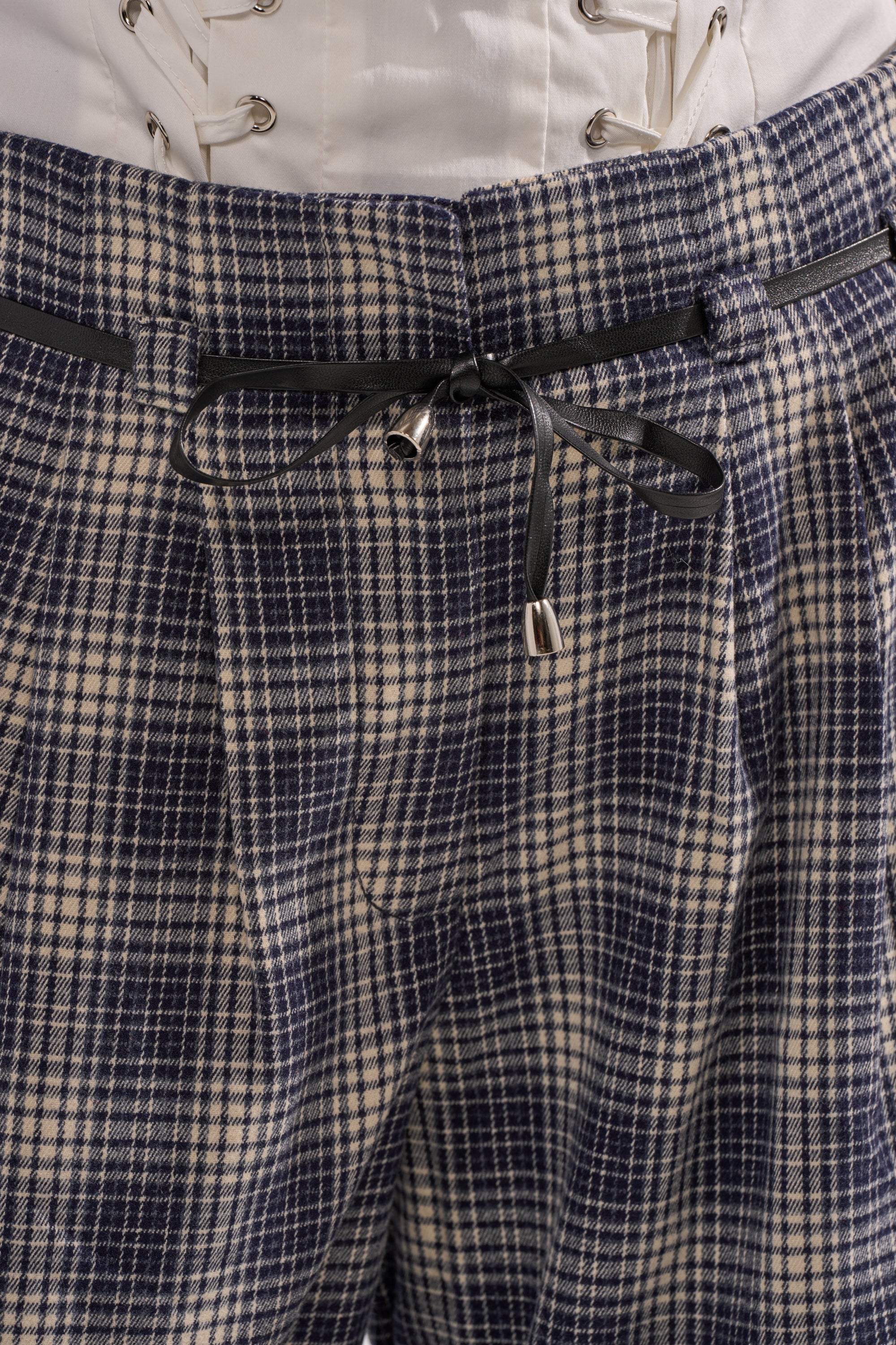 JANE PLAID TROUSER