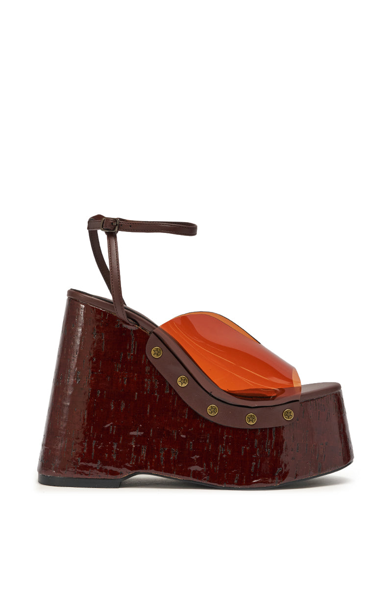 AZALEA WANG JENZA CHOCOLATE WEDGE