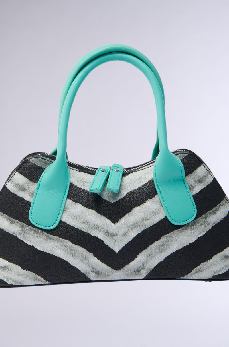 WILD ONE ZEBRA PU PURSE