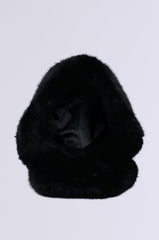 IM THE ONE FAUX FUR HOOD