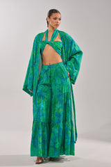 INTO THE GARDEN DUSTER IN GREEN