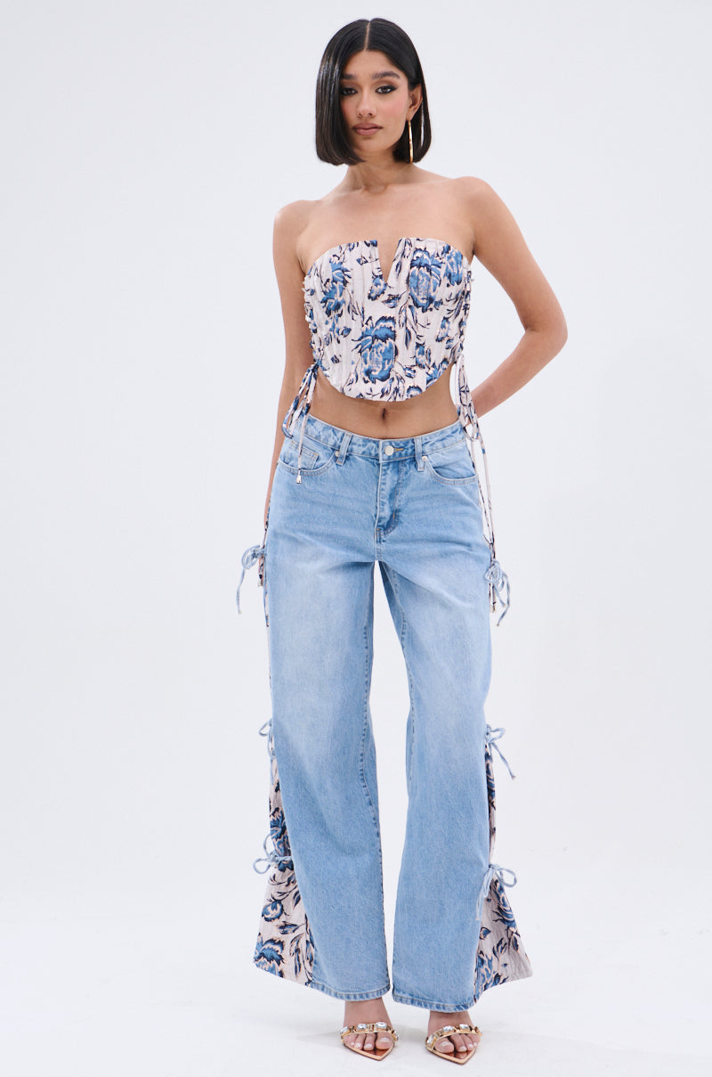 SEASONAL AWAKENING BROCADE CORSET