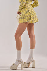 FINN TWEED MINI SKIRT