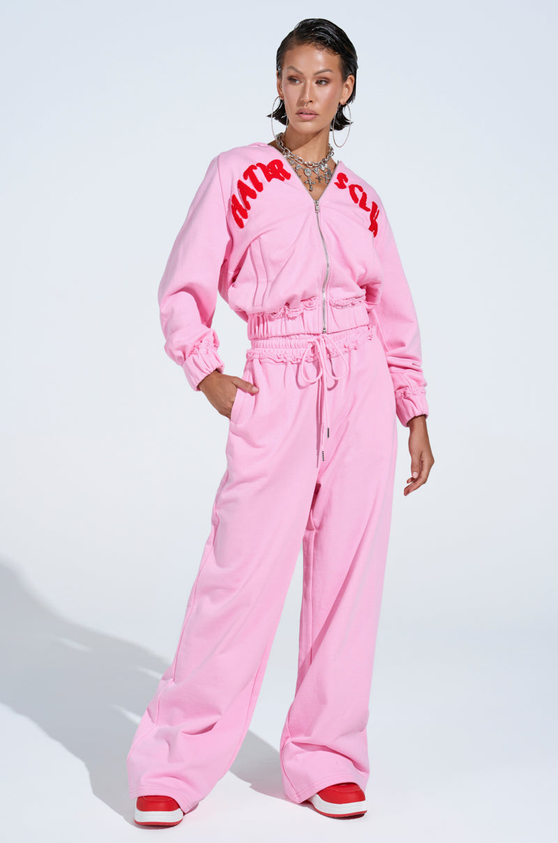 HATERS CLUB WIDE LEG JOGGER