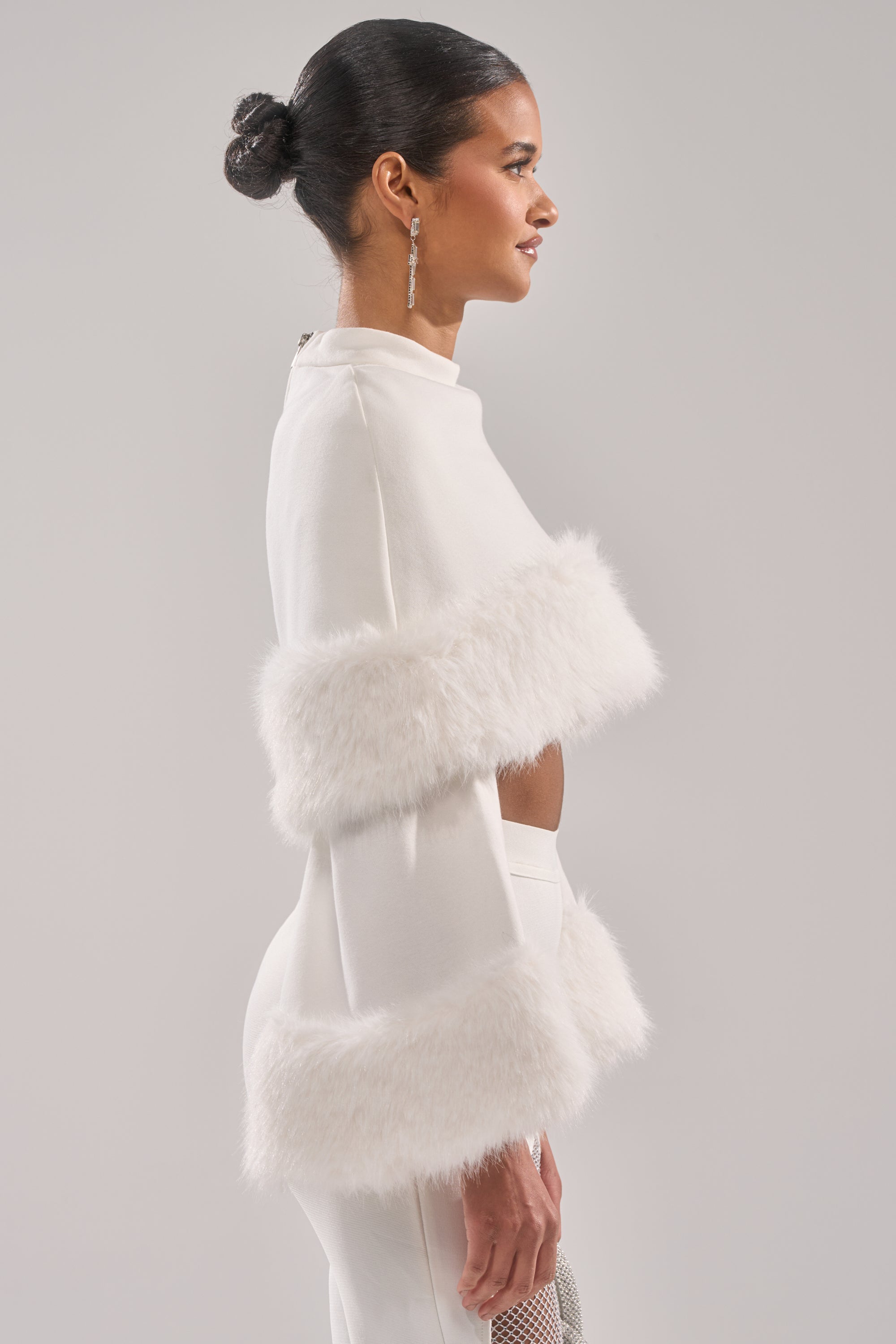 SNOW BUNNY FUR BLOUSE