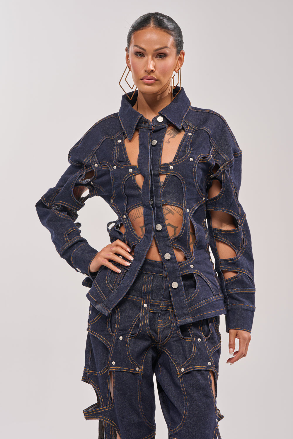 CUT YOU OUT BUTTON DOWN