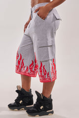FIRE TO THE FLAMES BERMUDA SHORT