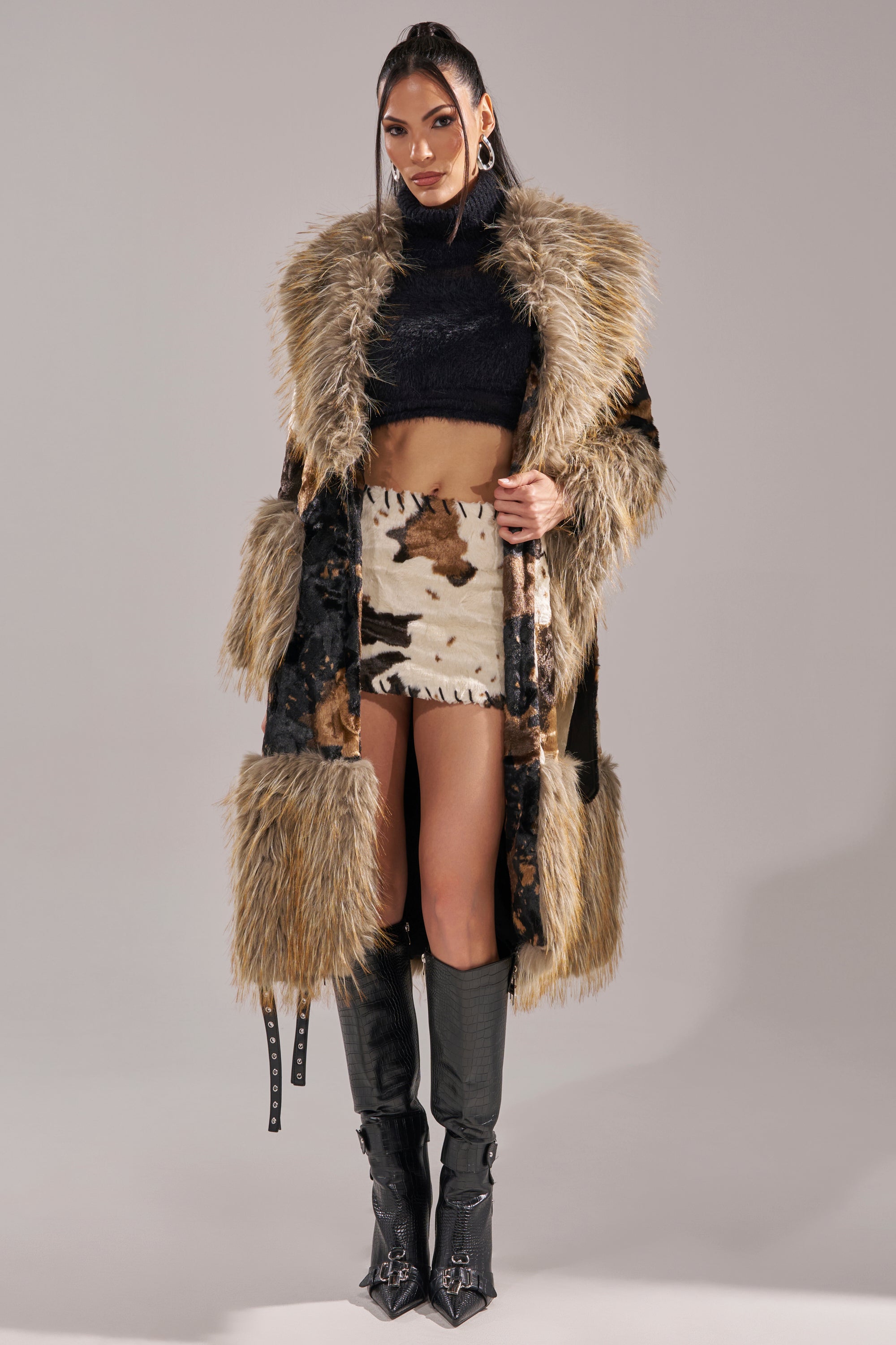 FREYA FUR TRIM TRENCH