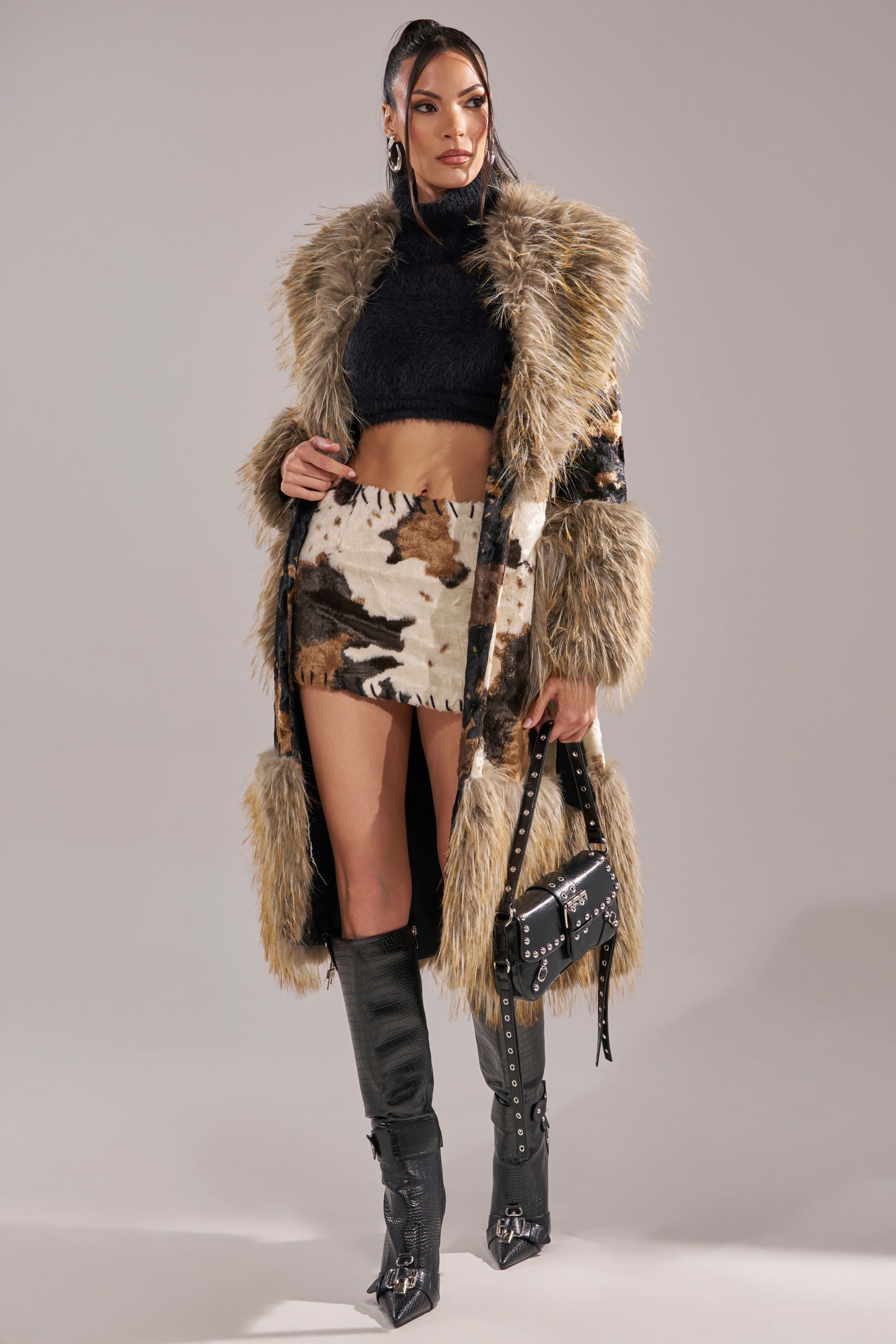 FREYA FUR TRIM TRENCH
