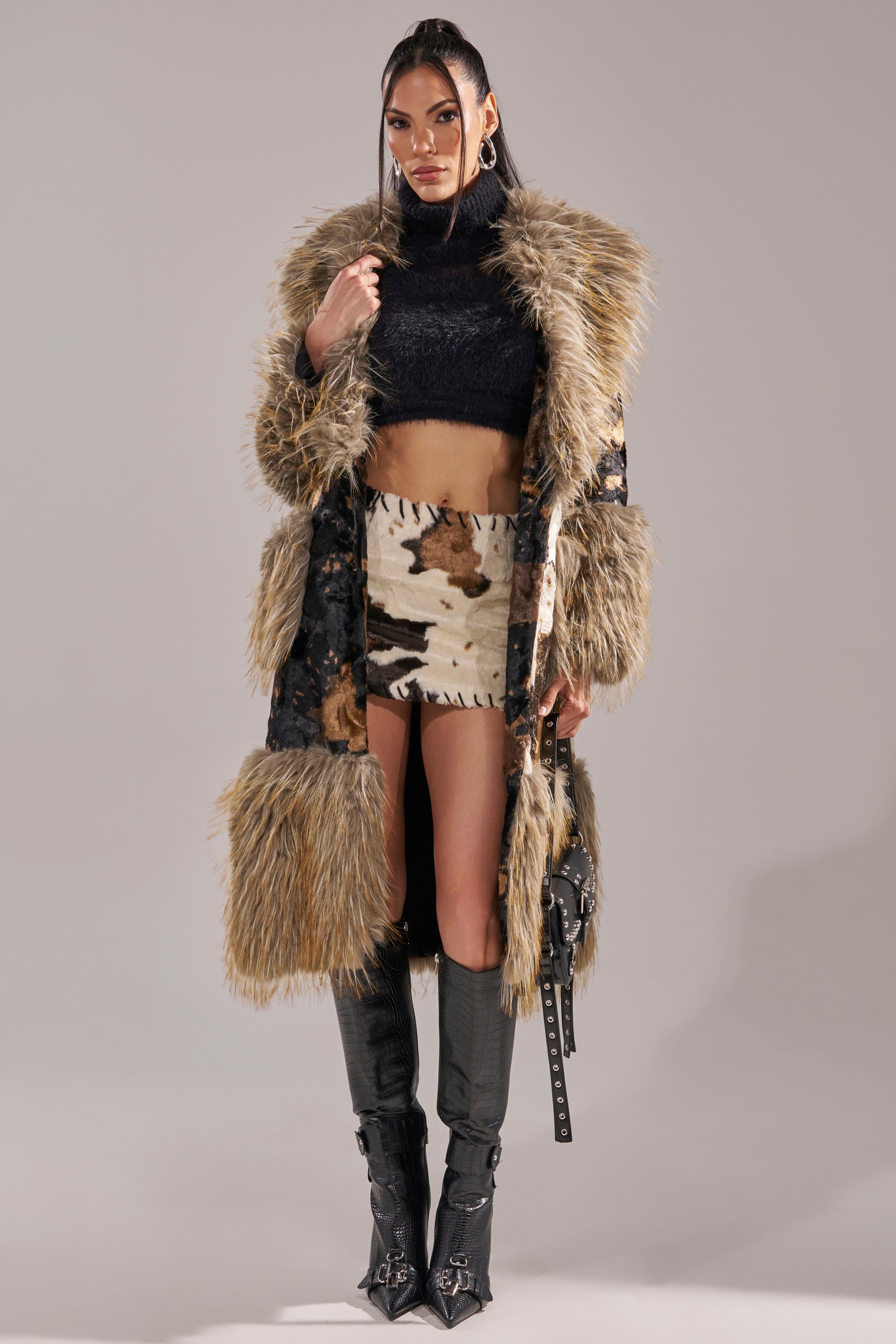 FREYA FUR TRIM TRENCH